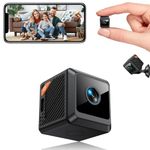 Custom Catch Spy Camera, Hidden Camera with Bluetooth Quick Connect - 4K HD Wireless WiFi Camera, 10H Battery, Night Vision & Motion Detection, Cloud/SD Storage for Home Surveillance Indoor Nanny Cam