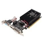 Low Profile GPU, Computer Graphics Card, 4GB GDDR3 128Bit PCIe X16 3.0, HDMI DVI VGA, Desktop Gaming Video Card with Bracket