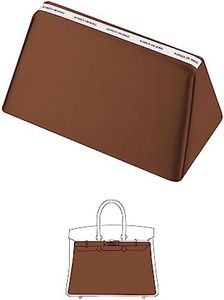 KINGS IN BAG Purse Handbag Shaper Pillow Insert for Tote Bags, Luxury Bag Shaper with Lightweight Silk, Fits for Birkin 25/30/35 bags, Soft Memory Foam Inner(Gold, BK35)