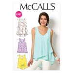 Mccall's Patterns Ladies Dress Pattern, White, ZZ (LRG-XLG-XXL)