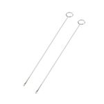 Fleasure 2PCS Stainless Steel Loop Turner Sewing Hook Tool DIY Knitting Accessories