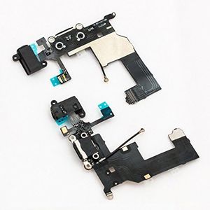 Flex pour ori. iPhone 5 Nappe connecteur de charge dock USB Charging Connector Kit à outils avec 7 pièces Audio