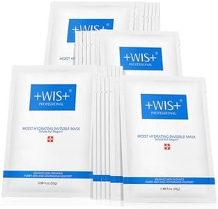 WIS Intensive Hydrating Facial Detoxifying Smoothing Face Facial Sheet Mask 24 Packs, Deeply Moisturizing with Hyaluronic Acid-Witch Hazel for Oil Control & Shrink Pores-Firming & Anti Aging with Collgen for Men＆Women