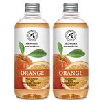 Orange Refill Set 2x500ml - Best for Aromatherapy - Spa - Home - Kitchen - Bath