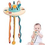 Aykzaqe Baby Toys 12-18 Months Development Toys,Baby Sensory Toys,Pull String Toys Infant Toys,Montessori Toys 6-12 Months,Montessori Toys for 1 Year Old,Toddler Toys for 2 Year Old,Baby Travel Toys