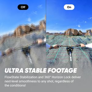 Insta360 X4 8K Waterproof 360 Action Camera – 4K Wide-Angle, Removable Lens Guards, AI Editing
