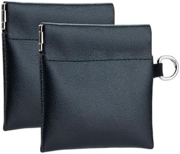 Container for NZE-2 pack coffeien pouch case for ZYN,Nectr,Snus or NEZ-Small Travel Can Alternative,Gife for men (2*Large)