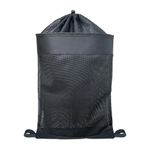 CORECISE Golf Push Cart Storage bag,Golf Cart Organizer, Mesh closure Push Cart Net Mesh Storage Bag,Golf Push Cart Accessories