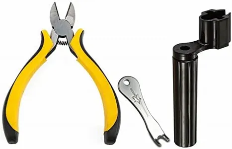 PANSHIYON Guitar Repair Kit, 3 Pieces Guitar Repair tools including 2 in 1 String Winder,String Cutter and Pin Puller for Acoustic Electric Bass
