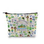 Zuo Bao Rio De Janeiro Cosmetic Bag Rio De Janeiro Souvenir Rio Travel Gift Brazil Cosmetic Bag Brazil Gift Brazil National Flag, RIO DE JANERIO