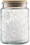 ANSQU Vintage Glass Jar with Lid, 2