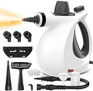 Dampfreiniger, Dampfreiniger Handgerät mit 11 Zubehör, 3,2 bar Dampfdruck 1050W Dampfreiniger für alles Boden, Chemikalienfreier Dampfreiniger Polstermöbel für Haushalte mit Kindern und Haustieren