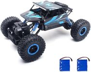 Cheerwing 1:18 Rock Crawler 2.4Ghz Remote Control Car 4WD Off Road RC Monster Truck Blue