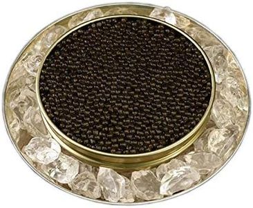 Kaluga Sturgeon Imperial Luxury Caviar 8 oz Can - Exquisite Flavor, Quality, Sustainable Harvest, Freshly Sealed Royal Gourmet Imperial Kaluga Caviar, Light-Salted Farm Raised Amber Caviar Authentic Experience, OVERNIGHT SHIPPING