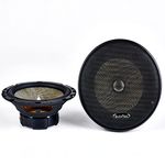 In Phase Car Audio XTC6CX 300W 2 x 6.5 Inch Car Speakers with Separate Tweeters - 17cm Car Speaker for Door or Parcel Shelf - Car Audio Speakers & Subwoofers