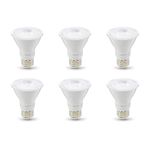 Amazon Basics 50W Equivalent, Warm White, Dimmable, 10,000 Hour Lifetime, PAR20 LED Light Bulb | 6-Pack