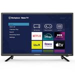 Westinghouse 24" LED Roku TV,24 inch Smart TV, with Apple TV+,BBC, Netflix,Freeview Play,Live TV,Voice Assistant,Dolby Audio Media Player,Small TV for Kitchen,WR24HK2300