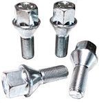 XtremeAuto Tapered M12x1.5 Security Replacement Wheel Hub Bolts Nuts 17mm Hex Head - Front & Rear Axle (4)