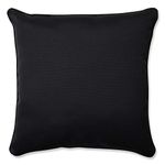 Pillow Perfect Outdoor/Indoor Fresco Black 25-Inch Floor Pillow