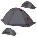 1-Person Backpacking Tent for 4-Season - Winter Waterproof Tent for One Person, Lightweight Camping Gear for Backpacking, Easy Set Up Cold Weather Essentials by Underwood Aggregator