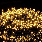 Avoalre LED Christmas String Lights 25M 1000LEDs Warm White Christmas Lights 8 Modes IP44 Low Voltage Outdoor Cluster Fairy Light Plug in for Home Garden Xmas Christmas Tree Wedding Party Decoration