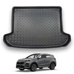 Nomad Boot Liner Compatible with Kia Sportage 2016-2021 Recyclable Plastic (PE) Tailored Fit Car Floor Mat Protector Guard Tray Black Custom Fitted Accessory Dog Friendly Waterproof with Raised Edges