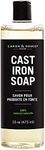 Caron & Doucet - Cast Iron Cleaning Soap | 100% Plant-Based Castile Soap | Best for Cleaning, Restoring, Removing Rust and Care Before Seasoning | For Skillets, Pans & Cast Iron Cookware. (16 oz)