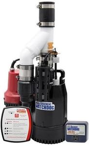 THE BASEMENT WATCHDOG Combo Model CITE-33 1/3 HP Primary and Battery Backup Sump Pump System with 24 Hour a Day Monitoring Controller