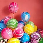 Rainbow Tie Dye Balloons 100PCS 12 