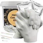 TITGGI Hand Casting Kits Couple, Hand Moulding Kit Couple Gifts for Her and Him - Hand Mold Casting Kit Couples, DIY Hand Statue Kit Adult & Child, Wedding