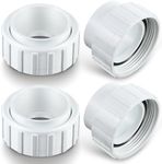 Dreyoo 4 Pcs Salt Cell 2" Union Connector Replacement Kit Compatible with Hayward Salt Chlorine Generators Hayward Salt Cell GLX-Cell-Union Hayward Cell Cleaning Stand for Pool Pump Union Assembly
