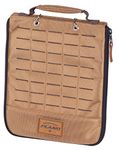 Plano Guide Series Worm Wrap, Brown 1680 Denier Fabric, Premium Tackle Storage for Soft Plastics, Fishing Bait Binder Organization with 8 Included Bait Bags