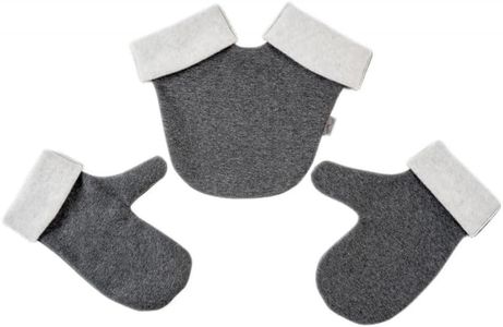 Goldi-Design Partner Gloves Made of Double Fleece, Made in Germany, Anthracite/Grey, Einheitsgröße