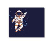 woopme® Mousepad Cartoon Star Space Theme Design Printed Rectangular Rubber Base Programming Mouse Pad for Laptops and Computers Office Gaming Boys Girls Kids Multicolored L X H 24 X 20 CMS