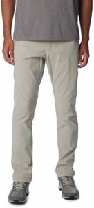 Columbia Mens Black Mesa Woven Pant, Flint Grey, 34