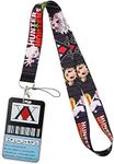 Kivenda Hunter X Hunter Lanyard Keychain with Card Holder – Neck Strap for ID Cards, Badge Holders and Mobile Phones (Style B), AMZ00022