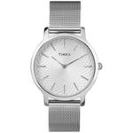 Timex Skyline Womens Quartz Watch, Analogue Classic Display and Stainless Steel Strap TW2R36200