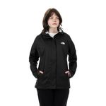 THE NORTH FACE Women’s Venture 2 Waterproof Hooded Rain Jacket (Standard and Plus Size), TNF Black, Medium