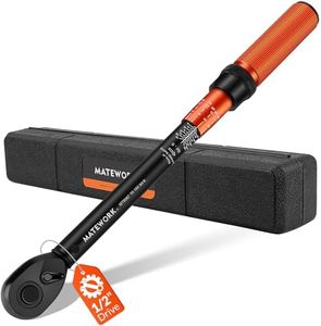 Matework 1/2 Inch Drive Click Torque Wrench, 10-160 ft.lb/10-227 Nm, ±3% High Precision Lug Nut Torque Wrench with 72 Tooth Dual-Direction for Moto, Wheel Tire and Car Repair