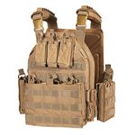 YAKEDA Tactical Vest Quick Release Airsoft Vest VT-6026-1 (Black CP)