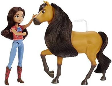 Mattel Spirit Lucky Doll (7 in) with 7 Movable Joints, Fashion Top, Treats, Brush & Spirit Horse (8 in) with Soft Mane & Tail, Great Gift for Ages 3 Years Old & Up