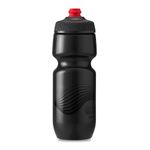 Polar Bottle - Breakaway - 24oz Wave, Charcoal & Black - Insulated Water Bottle for Cycling & Sports, Keeps Water Cooler Longer, Fits Most Bike Bottle Cages