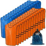 24 Pack Scrimmage Training Vest, Team Practice Vests, Soccer Bibs Practice Jersey Athletic Pinnies for Kids Youth Adult