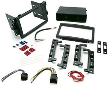 Scosche ICGM10BN Complete Double/Single DIN Stereo Installation Kit for Select Non-Amplified 2006-17 General Motors Vehicles - No Steering Wheel Remote - See Fit Guide in Images to Verify Your Vehicle