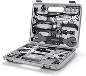 ROCKBROS 44-in-1 Bicycle Repair Tool Set PVC & Heat-treated Carbon Steel, Practical Tool Kit with Storage Case for MTB BMX Road Bike Maintenance
