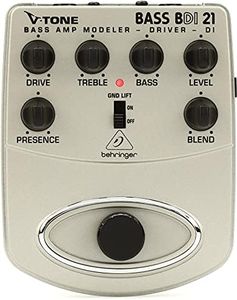 Behringer BDI21 BDI21 Behringer BDI21 V-Tone Direct Recording Preamplifier or DI Box, Silver