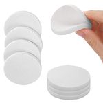 8 Pack Makeup Sponge Blenders, Circle Shaped, White, Soft and Flexible, Foundation Make up Blender Pads for Liquid, Creams, and Powders, Wet and Dry use, Perfect for Everyday Use