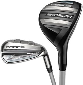 Cobra Golf Women's Baffler Hybrid Iron Set, 5H, 6H, 7-PW, SW, Ladies, Right Hand