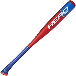 Axe Bat 2023 Hero (-11, 2-1/4") USABat Tee Ball Bat, 1-Piece Alloy, Red/Blue, 24" / 13 oz.