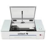 OMTech Polar Laser Engraver Cutter, Lightburn Compatible Desktop 50W CO2 Laser Engraving Cutting Machine with 2 Rotary Axes 300x510mm Workbed 5MP Camera Water Chiller Fume Extractor for Wood Acrylic